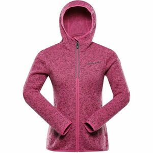 ALPINE PRO ZEGA 2 Női meleg cipzáras pulóver, rózsaszín, méret kép