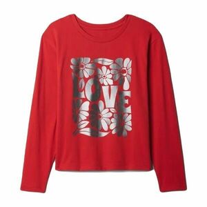 GAP VALUE Lány póló, piros, méret kép