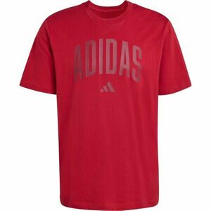 adidas COLLEGIATE TEE Férfi póló, piros, méret kép