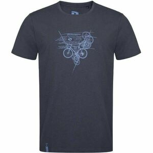 LOAP BRAVEC Férfi póló, sötétkék, méret kép