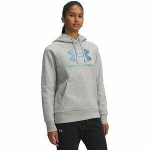 Under Armour RIVAL FLEECE SHIMMER Női pulóver, szürke, méret S kép