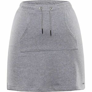 ALPINE PRO HOFRA Női nyári térd fölötti szoknya, szürke, méret kép