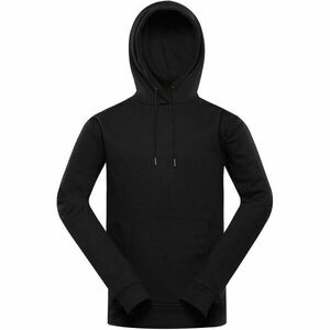 NAX AZER Férfi pamut kapucnis pulóver, fekete, méret kép