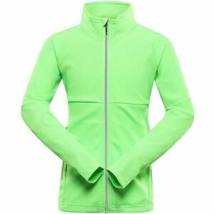 ALPINE PRO DOZERO Gyerek gyorsan száradó pulóver, zöld, méret 152-158 kép