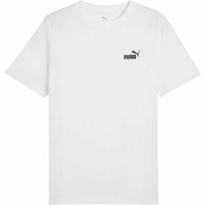 Puma ESSENTIALS SMALL NO. 1 LOGO TEE Férfi póló, fehér, méret kép