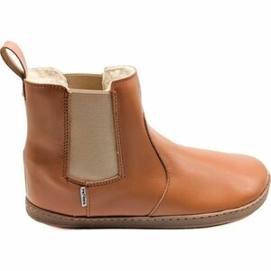 PEGRES BF 58 W Női téli barefoot cipő, barna, méret kép