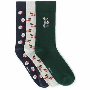 CELIO XMISOSANTA Férfi zokni ajándékcsomagolásban, sötétkék, méret kép