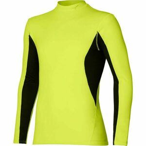 Mizuno MID WEIGHT HIGH NECK Férfi hosszú ujjú thermo felső, sárga, méret kép