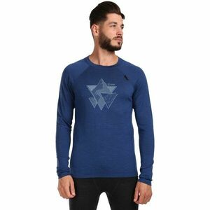 KILPI MAVORA TOP Férfi termoruházat merinó gyapjúból, sötétkék, méret kép