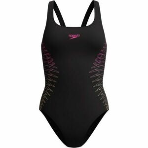 Speedo PLCMT MUSCLEBACK Egyrészes női fürdőruha, fekete, méret kép