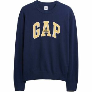 GAP V-INTX GAP ATHLETIC INTARSIA RLXD CREW Férfi kötött pulóver, sötétkék, méret kép