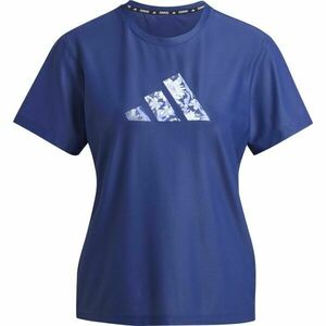adidas RUNNING SUPERNATURAL GRAPHIC T-SHIRT Női póló futáshoz, kék, méret kép