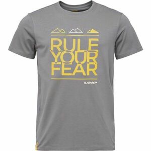 LOAP ALHAN Férfi póló, szürke, méret kép