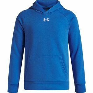 Under Armour RIVAL FLEECE HOODIE Fiú pulóver, kék, méret XS kép
