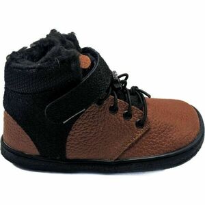 PEGRES BF 40 0.1 Gyerek téli barefoot cipő, barna, méret kép
