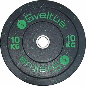 SVELTUS OLYMPIC DISC BUMPER 10 kg x 50 mm Súlyzótárcsa, fekete, méret 10 KG kép