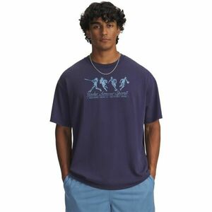 Under Armour HEAVYWEIGHT ATHLETES Férfi póló, sötétkék, méret M kép