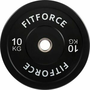 Fitforce PLRO 10 KG x 50 MM Súlyzótárcsa, fekete, méret 10 KG kép