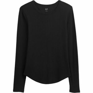 GAP V-LS OPP WAFFLE TEE Női póló, fekete, méret kép