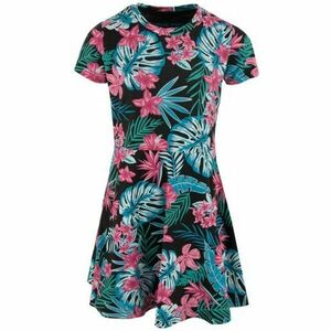 ALPINE PRO DRIMO Lányka ruha ujjakkal, fekete, méret 128-134 kép