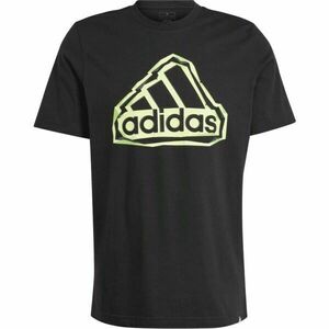 adidas FOLDED BOS LOGO Férfi póló, fekete, méret kép