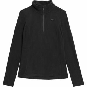 4F FLEECE 1/2 ZIP Női fleece pulóver, fekete, méret kép