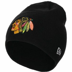 New Era CHICAGO BLACKHAWKS NHL SKULL BEANIE Kötött sapka, fekete, méret UNI kép