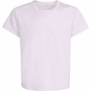 adidas TRAIN ESSENTIALS REGULAR FIT LOGO KIDS Lány edzőpóló, lila, méret kép
