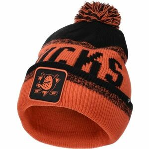 FANATICS ANAHEIM DUCKS THRIVE CUFFED POM BEANIE Sapka, narancssárga, méret kép