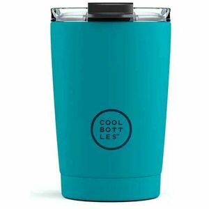 COOL BOTTLES TERMO 330 ML Rozsdamentes thermo bögre, türkiz, méret 330 ML kép