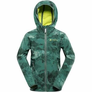 ALPINE PRO HOORO Gyerek softshell dzseki, zöld, méret 104-110 kép