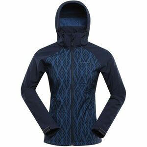 ALPINE PRO HOORA Női softshell kabát, sötétkék, méret kép