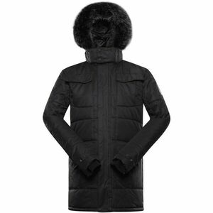 ALPINE PRO EGYP Férfi téli kabát, fekete, méret 4XL kép