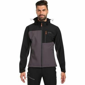 KILPI ONTAVIO Férfi softshell dzseki, sötétszürke, méret kép