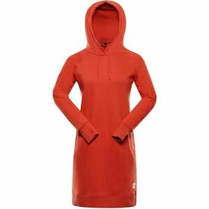 ALPINE PRO OLEBA Női pulóverruha, piros, méret kép