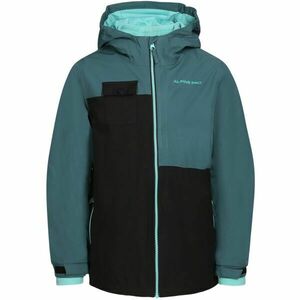 ALPINE PRO PLEGA Gyerek téli dzseki, sötétzöld, méret 104-110 kép