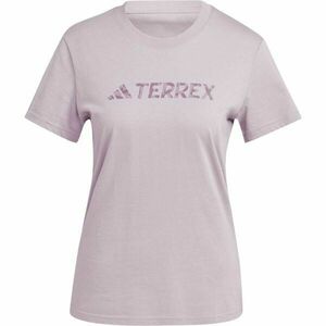 adidas TERREX CLASSIC LOGO TEE Női felső, rózsaszín, méret kép