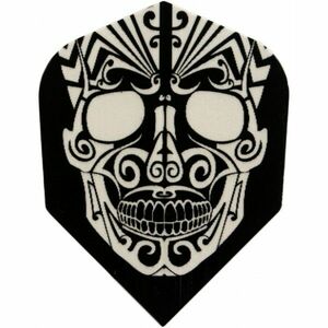 Windson SKULL MŰANYAG 3 DB Sztenderd darts toll, fehér, méret kép