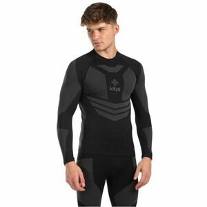 KILPI NATHAN Varrás nélküli férfi termoruházat, fekete, méret kép