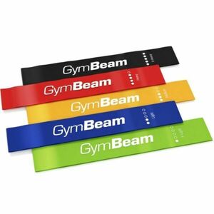 GymBeam RESISTANCE 5 Erősítő gumiszalag szett, mix, méret kép