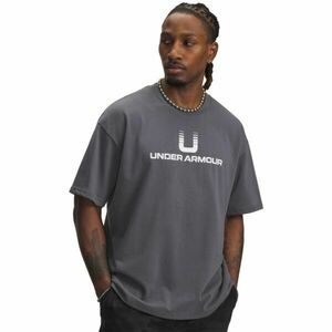 Under Armour U LOGO HEAVYWEIGHT Férfi póló, szürke, méret L kép