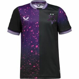 CASTORE SLAVIA PRAGUE AWAY SS SHIRT JR Gyerek futballmez, fekete, méret kép