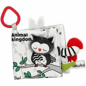 AKUKU ANIMALS Szenzoros babakönyv, mix, méret kép