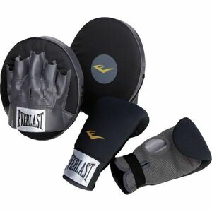 Everlast BOXING FITNESS KIT BLK Boksz- és pontkesztyű, fekete, méret kép