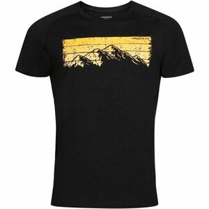 PROGRESS MAOR Férfi merinó póló, fekete, méret kép