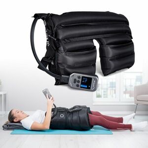 Kompressziós masszázsnadrág inSPORTline Complift, 5 légkamrával, 4 masszázsmóddal, 6 nyomásszinttel, praktikus hordozótáska, intuitív vezérlő kép