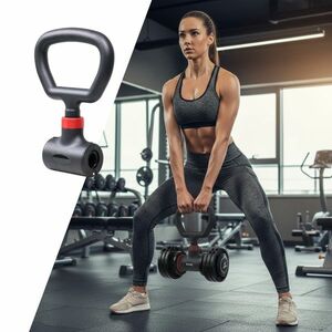 Súlyzótartó markolat rögzítőelemmel inSPORTline Dumhold, 90°-ban elforgatható markolat, rögzített tengelyzár, tartós anyagok kép