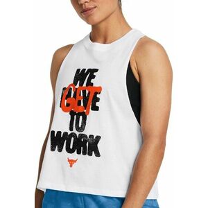 Atléta trikó Under Armour Pjt Rck W Underground Tank-WHT kép