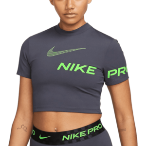 Rövid ujjú póló Nike W NP DF GRX SS CROP TOP kép