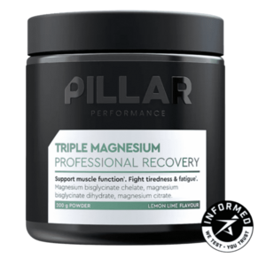Vitaminok és ásványi anyagok Pillar Performance Triple Magnesium Professional Recovery Powder Lemon Lime (200g) kép